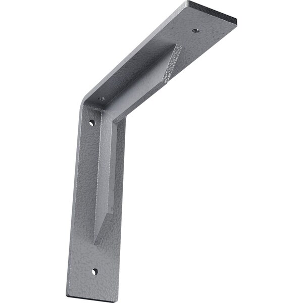 Ekena Millwork Stockport Steel Bracket, Hammered Light Blue 2"W x 8"D x 8"H BKTM02X08X08STHLB - main